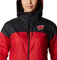 Columbia Women's Wisconsin Badgers Red/Black Flash Forward Lined Jacket