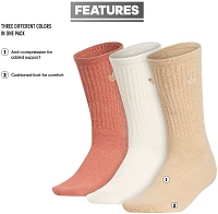 adidas Originals Women's Comfort Crew Socks - 3 Pack