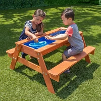 Sportspower Kids' Wooden Picnic Table with Play Features