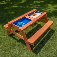Sportspower Kids' Wooden Picnic Table with Play Features