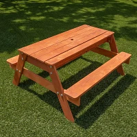 Sportspower Kids' Wooden Picnic Table with Play Features