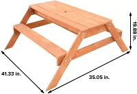 Sportspower Kids' Wooden Picnic Table with Play Features