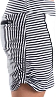 SwingDish Women's 16" Olivia Stripe Golf Skort