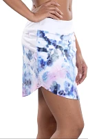 SwingDish Women's 15" Faith Watercolor Print Golf Skort