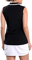 SwingDish Women's Kelly Sleeveless Golf Polo