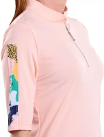 SwingDish Women's Neva Elbow Sleeve Golf Shirt
