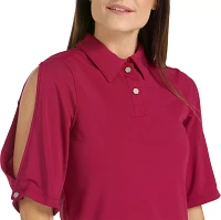 SwingDish Women's Short Sleeve Everleigh Golf Polo