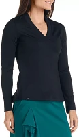 SwingDish Women's Marley Long Sleeve Golf Pullover