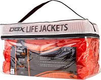 DBX Adult Type II Nylon Life Vest- 4-Pack