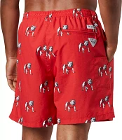 Columbia Men's Georgia Bulldogs Red Backcast II Printed Performance Shorts