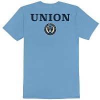 Retro Brand Youth Philadelphia Union Wordmark Light Blue T-Shirt