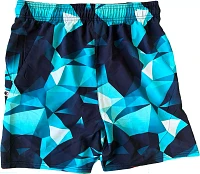 Flow Society Boys' Turquoise Diamond Geo Shorts