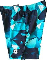 Flow Society Boys' Turquoise Diamond Geo Shorts