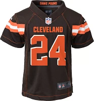 NFL Team Apparel Boys' 4-7 Replica Cleveland Browns Nick Chubb #24 Brown Jersey