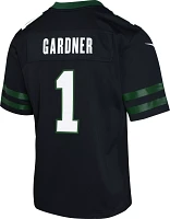 Nike Youth New York Jets Ahmad Sauce Gardner #1 Alternate Black Game Jersey