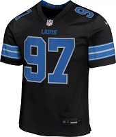 Nike Youth Detroit Lions Aidan Hutchinson #97 Alternate Black Game Jersey