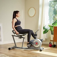 Sunny Health and Fitness Essential Smart Recumbent Bike