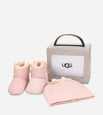 UGG® Jesse Bow II & Beanie Suede Boots in Pink