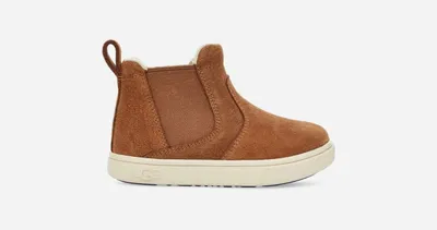 UGG® Toddlers' Hamden II Suede Sneakers in Chestnut