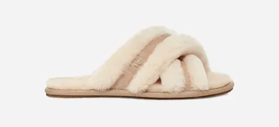 UGG® Women's Scuffita Sheepskin Slippers in Sand
