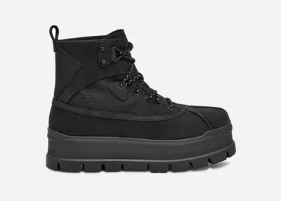 UGG® Women's W Rohmahn Boots in Black Leather