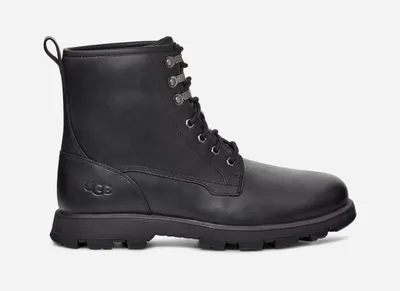 UGG® Men's Kirkson Leather Cold Weather Boots in Black Leather