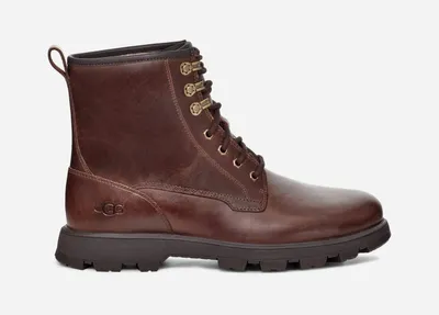 UGG® Men's Kirkson Leather Cold Weather Boots in Chestnut Leather