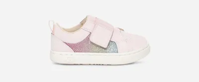 UGG® Toddlers' Rennon Low in Seashell Pink Rainbow Glitter