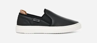 UGG® Women's Alameda Slip On Leather Sneakers in Black
