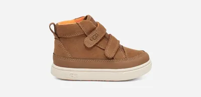 UGG® Toddlers' Rennon II Weather Suede Sneakers in Chestnut