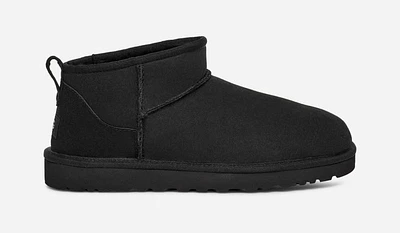 UGG® Men's Classic Ultra Mini Sheepskin Classic Boots in Black