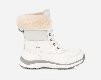 UGG® Women's Adirondack Boot III Leather/Waterproof Cold Weather Boots in Bright White