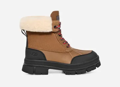 UGG® Women's Ashton Addie Leather/Suede Boots in Chestnut