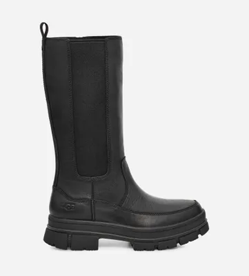 UGG® Women's Ashton High Chelsea Leather Boots in Black