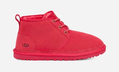 UGG® Men's Neumel Leather Shoes Chukka Boots in Hibiscus Pink