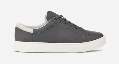 UGG® Men's Baysider Low Weather Suede Sneakers in Metal Leather
