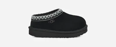 UGG® Toddlers' Tasman II Slipper Suede Clogs in Black