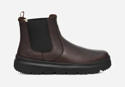 UGG® Men's Burleigh Chelsea Leather/Waterproof Boots in Stout