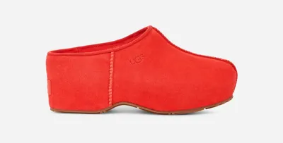 UGG® Women's Cottage Clog Suede Clogs in Cherry Pie