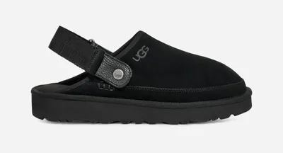 UGG® Men's Goldencoast Clog Suede Sandals in Black