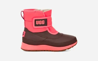 UGG® Kids' Taney Weather Sheepskin Cold Weather Boots in Super Coral