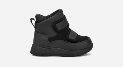 UGG® Toddlers' Yose Puffer Sheepskin Cold Weather Boots in Black