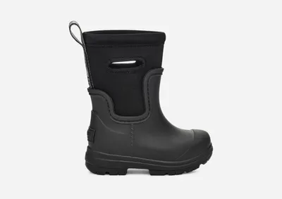 UGG® Toddlers' Droplet Mid Synthetic/Textile Rain Boots in Black