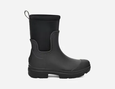 UGG® Kids' Droplet Mid Synthetic/Textile Rain Boots in Black