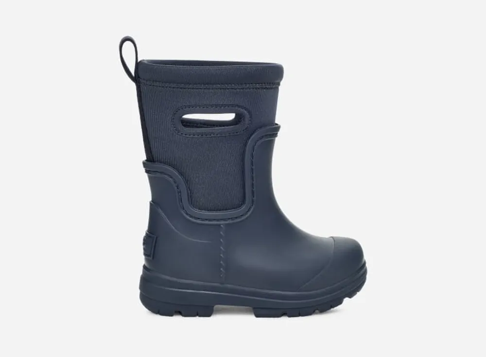 UGG® Toddlers' Droplet Mid Synthetic/Textile Rain Boots in Navy