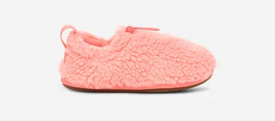 UGG® Kids' Plushy Slipper Faux Fur/Textile/Recycled Materials Slippers in Starfish Pink