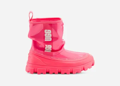 UGG® Kids' Classic Brellah Mini Synthetic Classic Boots in Super Coral
