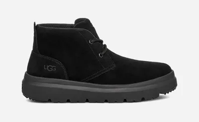 UGG® Men's Burleigh Chukka Suede Shoes in Black