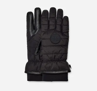 UGG® Women's Channel Quilt All Weather Glove Gloves in Black