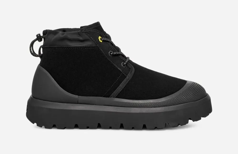 UGG® Neumel Weather Hybrid Suede/Waterproof Classic Boots in Black/Black